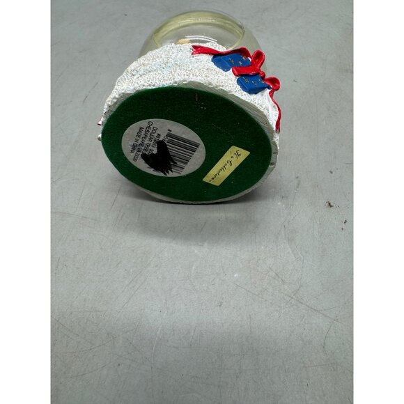 K's Collection Snowman Christmas Snow Globe With Red Bow & Wreath Base READ - Picture 6 of 6